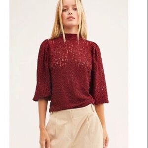 Free People Sweet Talk Size Small Top